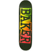 BAKER 8.125 KS RIBBON GREEN RAİNBOW DECK PROFESYONEL KAYKAY TAHTASI 