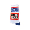 BAKER SKATEBOARDS CHAMPION WHITE BLUE ÇORAP