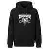 HORN SKATEBOARDS THRASHER SWEATSHIRT BLACK
