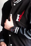 HORN TWIN LOGO DERİ KOLEJ CEKETİ 