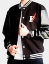 HORN TWIN LOGO DERİ KOLEJ CEKETİ 