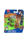 Hotwheels + Hediye Sticker Paketli Parmak Kaykayı Flame Thrower 