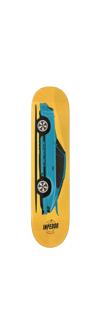 Inpeddo 8.5 x Nopreme Fast Classics  Deck Profesyonel Kaykay Tahtası 