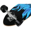 KROWN LONGBOARD PIN TAIL BLUE FLAME 109CM