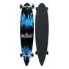 KROWN LONGBOARD PIN TAIL BLUE FLAME 109CM