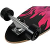 KROWN LONGBOARD PIN TAIL PURPLE FLAME 109CM