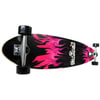 KROWN LONGBOARD PIN TAIL PURPLE FLAME 109CM