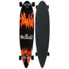 KROWN LONGBOARD PIN TAIL RED FLAME 109CM