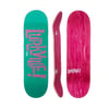 LURKVILLE LOGO GREEN PURPLE DECK PROFESYONEL KAYKAY TAHTASI 8.0 