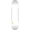 MINI LOGO 8.5 PARLAK BEYAZ DECK PROFESYONEL KAYKAY TAHTASI 