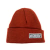 Mushroom Beanie-Crimson