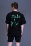 MUSHROOM Highasakite Logo Black Tshirt  