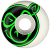 Pig Classic 52MM 99A Green White Wheels Kaykay Tekerlek Seti 