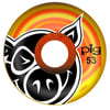 Pig Head Swirls Tekerlek Seti 53 mm