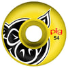 Pig Head Yellow Tekerlek Seti 54 mm