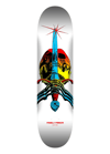 Powell Peralta 8.25 Skull & Sword Fade Yellow White Skateboard Deck 