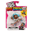Tech Deck + Hediye Sticker Paketli SK8 Crew Figürlü Parmak Kaykayı S1 - Mavi Kulaklıklı 