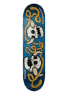 Toy Machine 8.25 Rowley Skulls Blue Skateboard Deck 