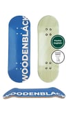 WOODENBLACK BASIC LOGO BLUE DECK 