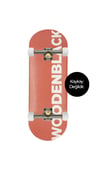 Woodenblack 34mm Basic Logo Pink Fingerboard Complete 