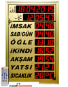 Cami Saati ( Vakitmatik)İmsakiye 2İmsakiye 2 Cami Ezan Ve Namaz Vakitlerini Gösteren Saat