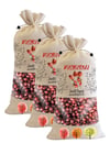 3 Adet Bez Torba Kuşburnu Kurusu 650 Gr. Özel Seçme Kurutulmuş Kuşburnu Çayı Rosehip