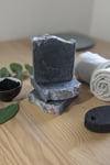 3 Kalıp Aktif Karbon Sabun El Yapımı Özel Üretim Aktif Karbon Sabunu Activated Charcoal Soap 3 Adet
