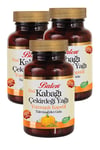 3 Kutu Balen Bal Kabağı Çekirdeği Yağı Kapsülü 1380 Mg x 100 Kapsül Kabak