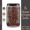 Beluga Mercimek + Amaranth + Karabuğday Bi Kavanoz 660 cc. Cam Kavanozlarda Siyah Mercimek Greçka