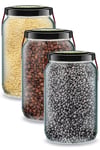 Beluga Mercimek + Amaranth + Karabuğday Bi Kavanoz 660 cc. Cam Kavanozlarda Siyah Mercimek Greçka