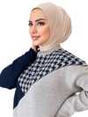 Çıtçıtlı Bayan Bone Şal