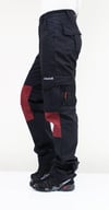 Mudwill Cordura Tactical Pantolon - Siyah Bordo