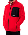 Mudwill Full Zip Sherpa Polar Ceket-Kırmızı