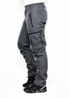Mudwill Softshell Zipper Kargo Cepli Kışlık Pantolon-Gri