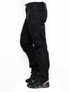 Mudwill Softshell Zipper Kargo Cepli Kışlık Pantolon-Siyah