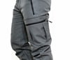 Mudwill Softshell Zipper Kargo Cepli Kışlık Pantolon-Gri