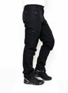 Mudwill Softshell Zipper Kargo Cepli Kışlık Pantolon-Siyah