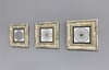 OSCAR STONE DECOR 3'lü ÇERÇEVELİ DOĞALTAŞ DUVAR DEKORU / 3CDD-40-278 (WALL DECOR)