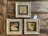 OSCAR STONE DECOR 3'lü ÇERÇEVELİ DOĞALTAŞ DUVAR DEKORU / 3CDD-40-273 (WALL DECOR)