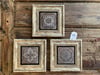 OSCAR STONE DECOR 3'lü ÇERÇEVELİ DOĞALTAŞ DUVAR DEKORU / 3CDD-40-338 (WALL DECOR)