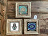 OSCAR STONE DECOR 3'lü ÇERÇEVELİ DOĞALTAŞ DUVAR DEKORU / 3CDD-40-382 (WALL DECOR)