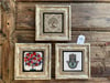 OSCAR STONE DECOR 3'lü ÇERÇEVELİ DOĞALTAŞ DUVAR DEKORU / 3CDD-40-227 (WALL DECOR)