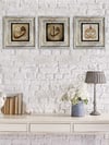 OSCAR STONE DECOR 3'lü ÇERÇEVELİ DOĞALTAŞ DUVAR DEKORU / 3CDD-40-027 (WALL DECOR)