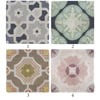 Oscar Stone Decor Baskılı Doğaltaş Bardak Altlığı 4'lü Set Desen Tile