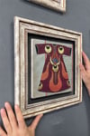 Oscar Stone Decor Çerçeveli Tablo Taş Duvar Dekoru 30 X 30 Cm Osmanlı Kaftan Kolaj Çizimi