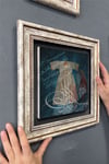 Oscar Stone Decor Çerçeveli Tablo Taş Duvar Dekoru 30 X 30 Cm Osmanlı Kaftan ve Hat Sanatı