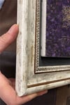 Oscar Stone Decor Çerçeveli Tablo Taş Duvar Dekoru 30 X 30 Cm Mor Hayat Ağacı