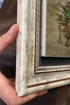 Oscar Stone Decor Çerçeveli Tablo Taş Duvar Dekoru 30 X 30 Cm Osmanlı Tuğrası Eskitme Çizim