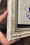 Oscar Stone Decor Çerçeveli Tablo Taş Duvar Dekoru 30 X 30 Cm Nazar Boncuğu Göz Tablosu