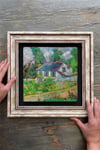 Oscar Stone Decor Çerçeveli Tablo Taş Duvar Dekoru 30 X 30 Cm Van Gogh Tablosu